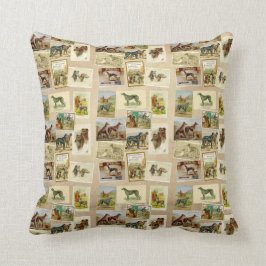 Deerhound Vintage クッション