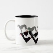 Deerhound Yin ツートーンマグカップ (左)
