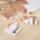 Deers、紅葉:水彩パターン。 ジグソーパズル (側面)