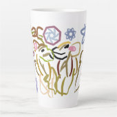 Deer's winter lover  カフェラテマグ (正面)