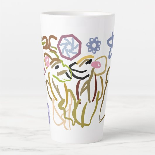 Deer's winter lover  カフェラテマグ (正面)