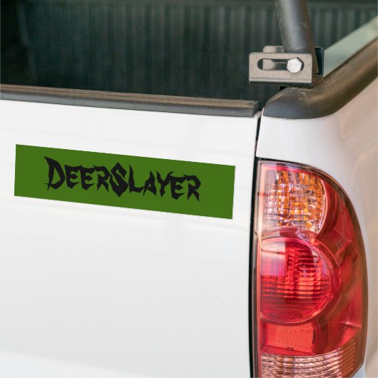 DeerSlayer バンパーステッカー (トラック上)