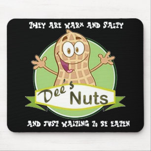 Dee's Nutsマウスパッド（黒） マウスパッド