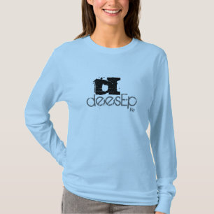 deesEpの女性の長袖のCottonTワイシャツ Tシャツ