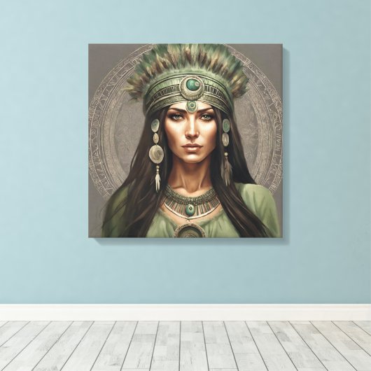 Déesse  キャンバスプリント (インサイチュ (ウッドフロア))