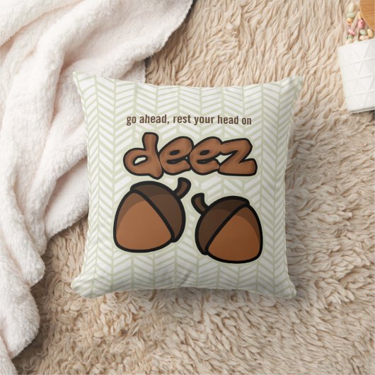 deezのナットのあなたの頭部を休ませて下さい クッション (ブランケット)