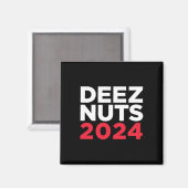 Deez Nuts 2024 - ユーモラスなミーム 共和党 民主党 マグネット (正面/裏面)