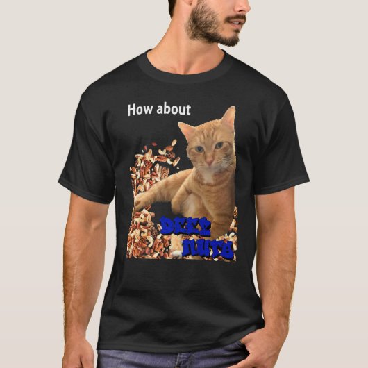 Deez Nuts Catデザイン Tシャツ (正面)