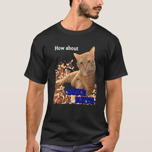 Deez Nuts Catデザイン Tシャツ (正面)