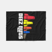 Deez Nuts Electrician For Men Women  フリースブランケット (正面(横))