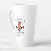 Deez Nuts Nutcracker カフェラテマグ (左アングル)