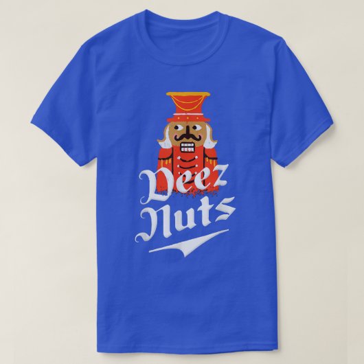 Deez Nuts Nutcracker Funny Christmas Pajamas Xmas Tシャツ (デザイン正面)