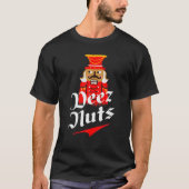 Deez Nuts Nutcracker Funny Ugly Christmas Xmas Tシャツ (正面)