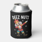 Deez Nuts Nutcracker Nut Funny Christmas  缶クーラー (缶正面)