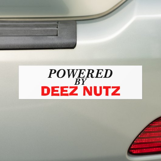 DEEZ NUTZ バンパーステッカー (車上)
