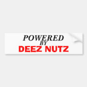 DEEZ NUTZ バンパーステッカー (正面)