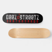 Deez Streetz ロゴ スケートボード (横)