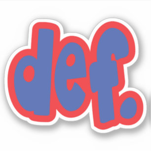 def. シール