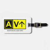 DEFCONの航空村の荷物のラベル ラゲッジタグ (正面横)