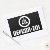 DEFCON 201 - – メンバー以外のステッカーセット 長方形シール (封筒)