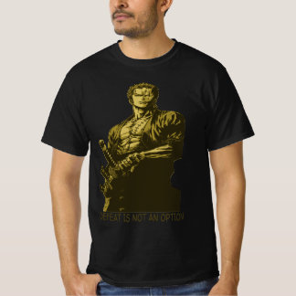 Defeat Is Not An Option Swordsman Heavyweight Gym Tシャツ