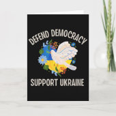 Defend Democracy Support Ukraine  カード (正面)