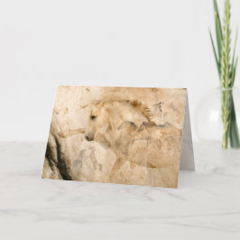 Defenderをクラウド、5" x 7"折り畳みグリーティングカード カード