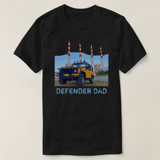 DEFENDERパパTシャツ Tシャツ (デザイン正面)