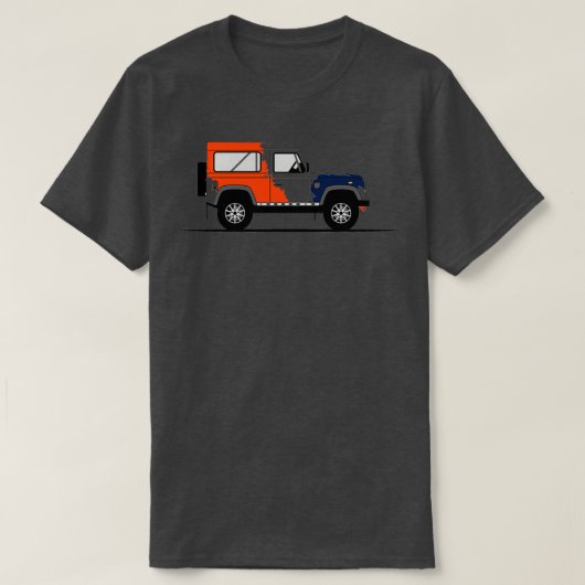 Defender 90 Statのグラフィカルな解釈 Tシャツ (デザイン正面)