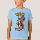 Defender of the Snack Stash Tough Squirrel Guardin Tシャツ (正面)