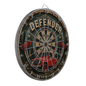 Defender Off-Road Vintage 4x4 Adventure Garage ダーツボード (正面左)