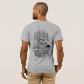 Defenders of Freedom | モダン ウクライナ軍事T Tシャツ (裏面フル)