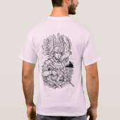 Defenders of Freedom | モダン ウクライナ軍事T Tシャツ (裏面)