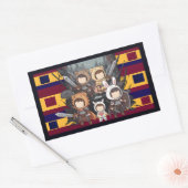 Defense for Others - Little Guardians 長方形シール (封筒)