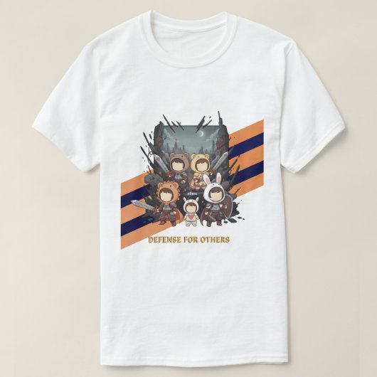Defense for Others - Little Guardians Tシャツ (デザイン正面)