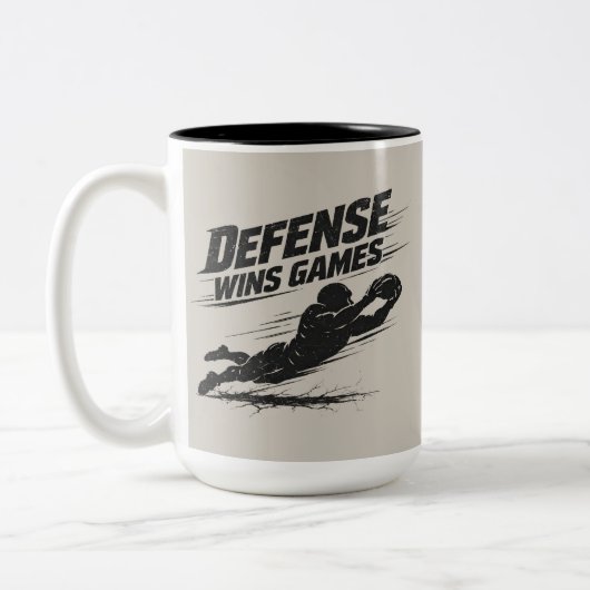 Defense Wins Games ツートーンマグカップ (左)