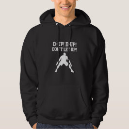 Defensive Stance Silhouette Typography パーカ