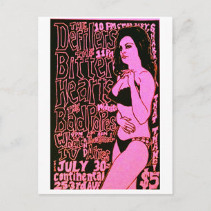 Defilers Garage Rock Flyerはがき ポストカード