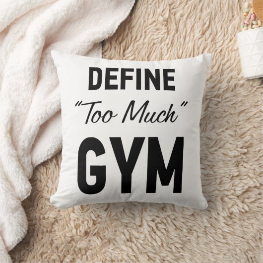 Define too much gym クッション (ブランケット)