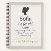 Defined by Name Spiral Notebook ノートブック (正面)