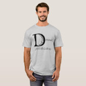 DefineYourselfLogoShirtGrey Tシャツ (正面フル)