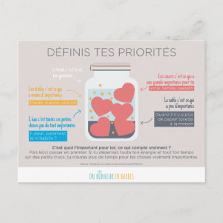 Définir ses priorités ポストカード