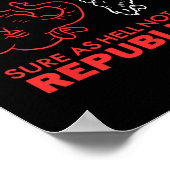 Definitely Not A Democrat Sure As Hell Not A Repub ポスター (角)