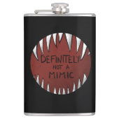 Definitely NOT a Mimic D&D Gaming Gifts フラスク (正面)