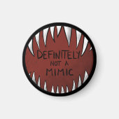 Definitely NOT a Mimic D&D Gaming Gifts マグネット (正面)