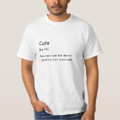 Définition drôle du mot café. tシャツ (正面)
