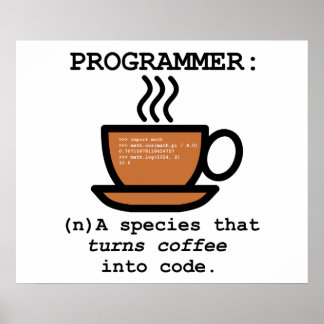 Definition of a Computer Programmer - Geek Poster ポスター