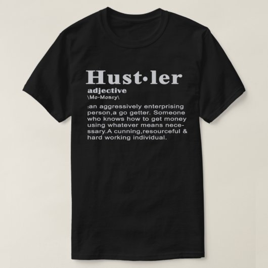 Definition of a Hustler Essential T-Shirt Tシャツ (デザイン正面)