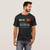 Definition of Avo Camisa Portuguese Grandmother Tシャツ (正面フル)
