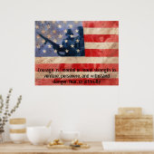 Definition of Courage Army Men Poster ポスター (キッチン)